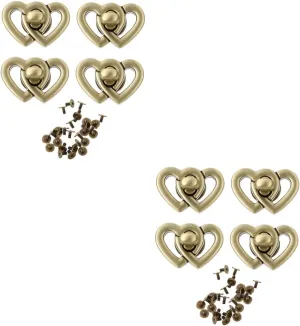 DOITOOL Sets Metal Turn Locks Travel Locks Handbag Accessories Purse Bag for Women's Handbags Pcs