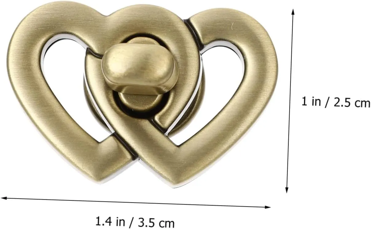 DOITOOL Sets Metal Turn Locks Travel Locks Handbag Accessories Purse Bag for Women's Handbags Pcs