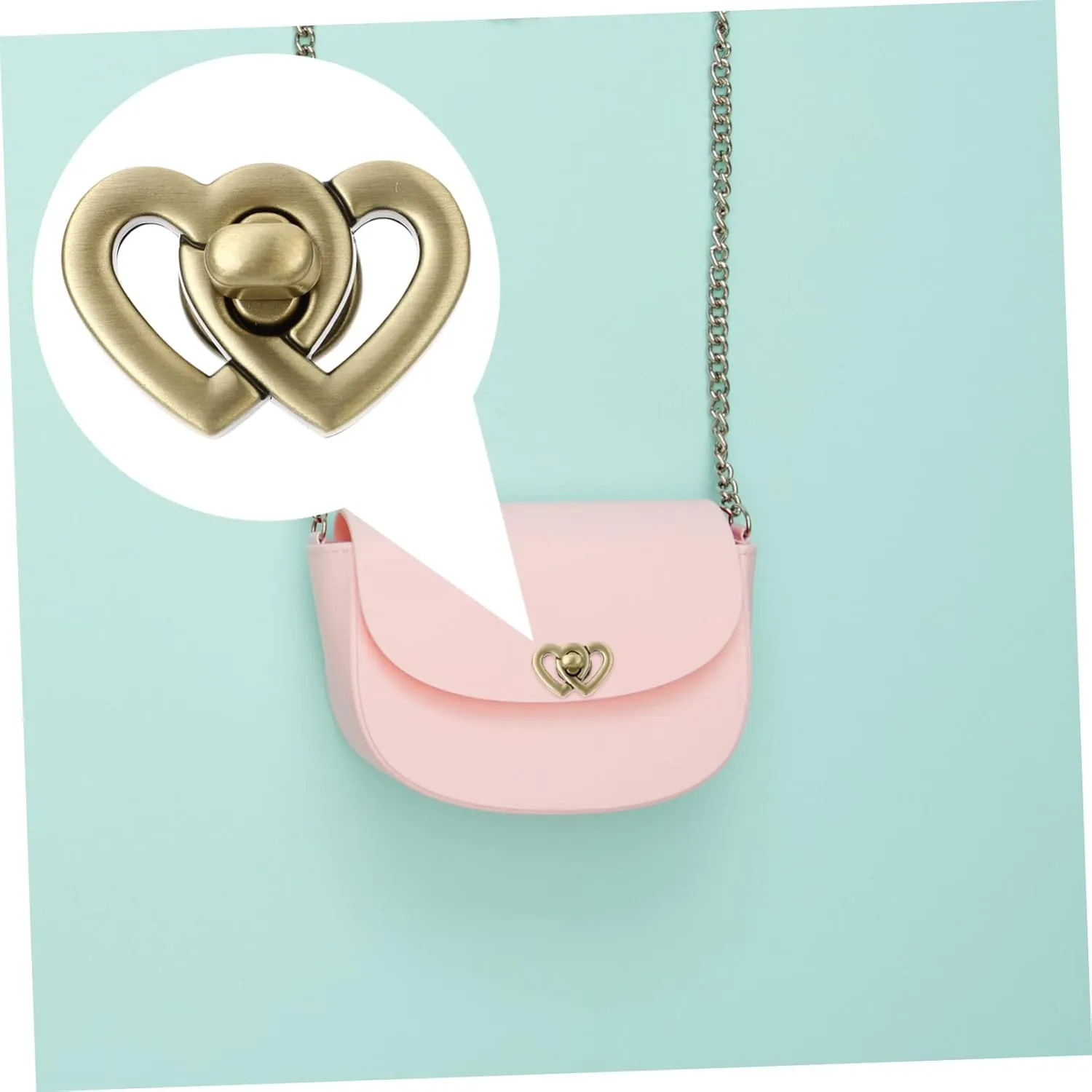DOITOOL Sets Metal Turn Locks Travel Locks Handbag Accessories Purse Bag for Women's Handbags Pcs