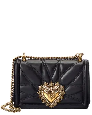 Dolce & Gabbana Devotion Leather Shoulder Bag