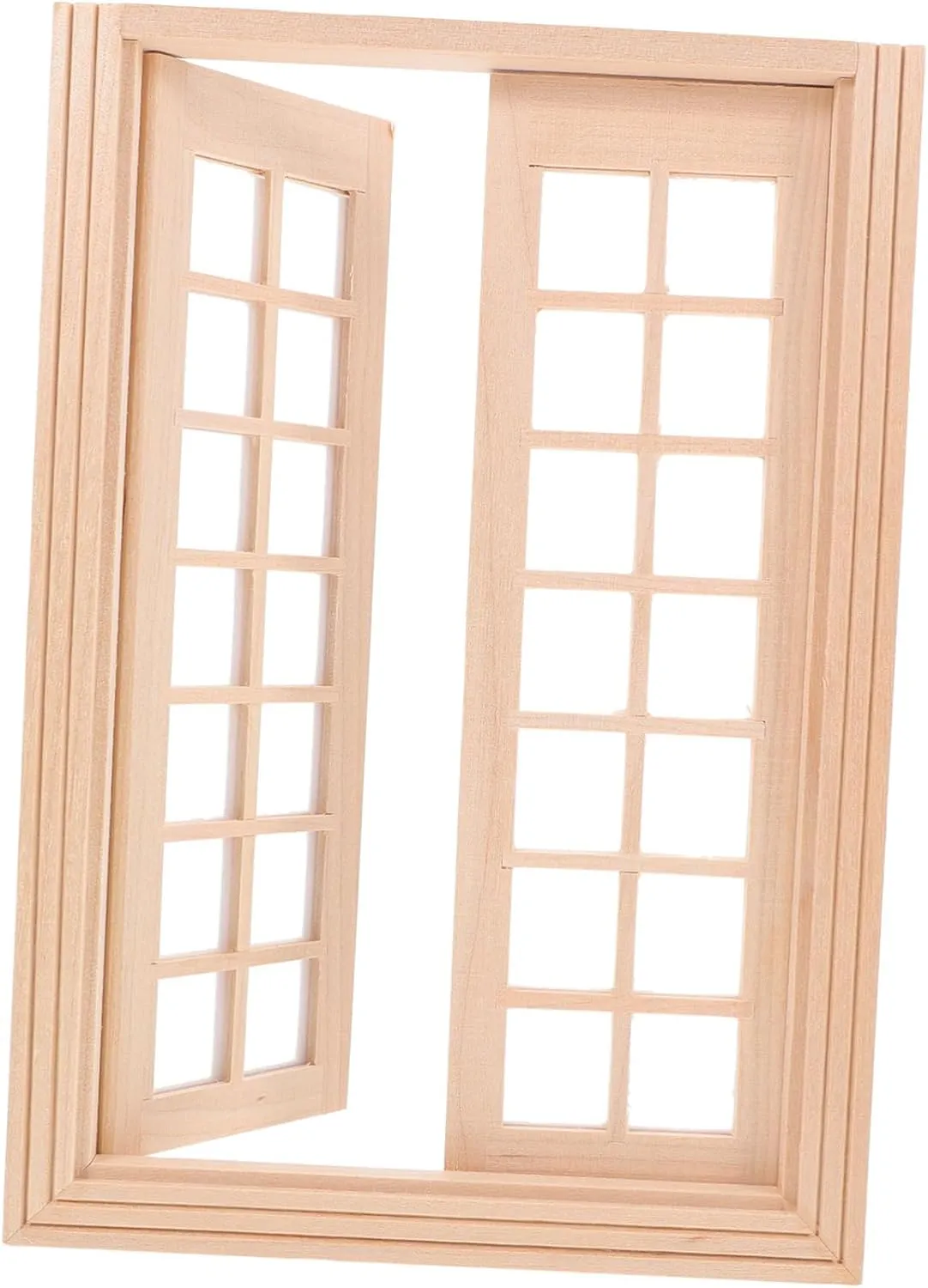Doll House Model Miniature Dollhouse Door DIY Miniature Small Dollhouse Miniatures Kit Mini Furniture Decor Tiny Fairy Garden Cabin Door Dollhouse Shutters Doll Houses Doors