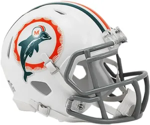 Dolphins 1972 Throwback Revolution Speed Mini Football Helmet