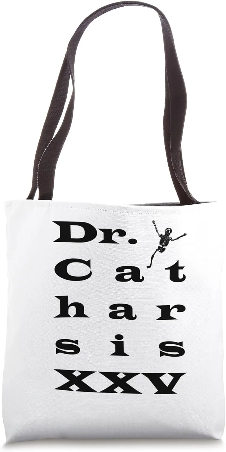 Dr.C big print XXV (black) Tote Bag