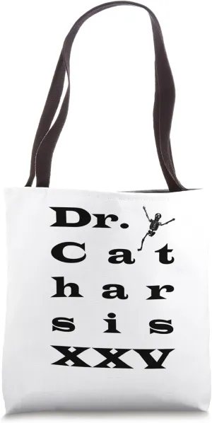 Dr.C big print XXV (black) Tote Bag
