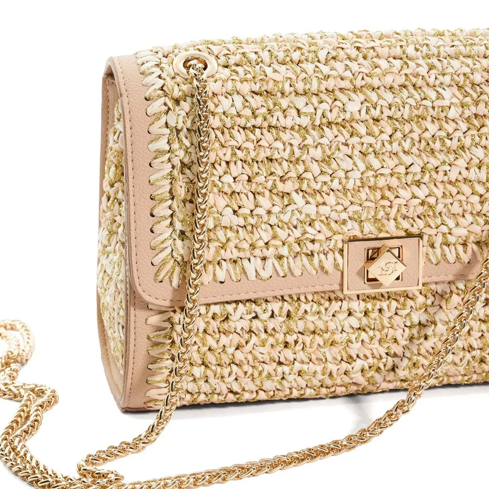 Dune Delphinium Hand Bag