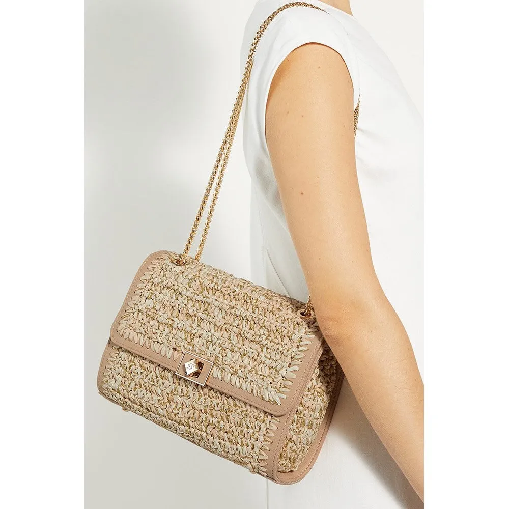 Dune Delphinium Hand Bag