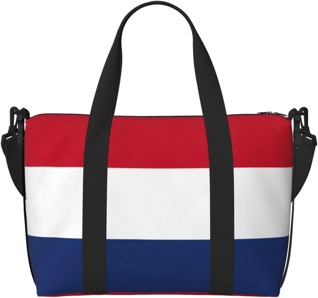 Dutch flag print Womens travel bags, weekender carry on for women, sports Gym Bag, Overnight Carry on Bag