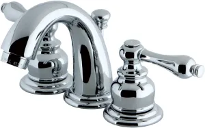 Elements of Design Magellan EB911AL Mini Widespread Lavatory Faucet with Retail Pop-Up, 4-Inch to 8-Inch, Polished Chrome
