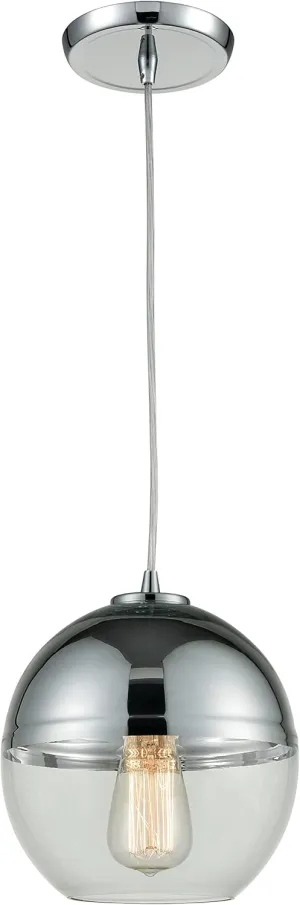 Elk Home 10492/1 Revelo 8'' Wide 1-Light Mini Pendant in Polished Chrome