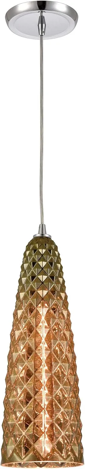 Elk Home 21168/1 Glitzy 5'' Wide 1-Light Mini Pendant in Polished Chrome
