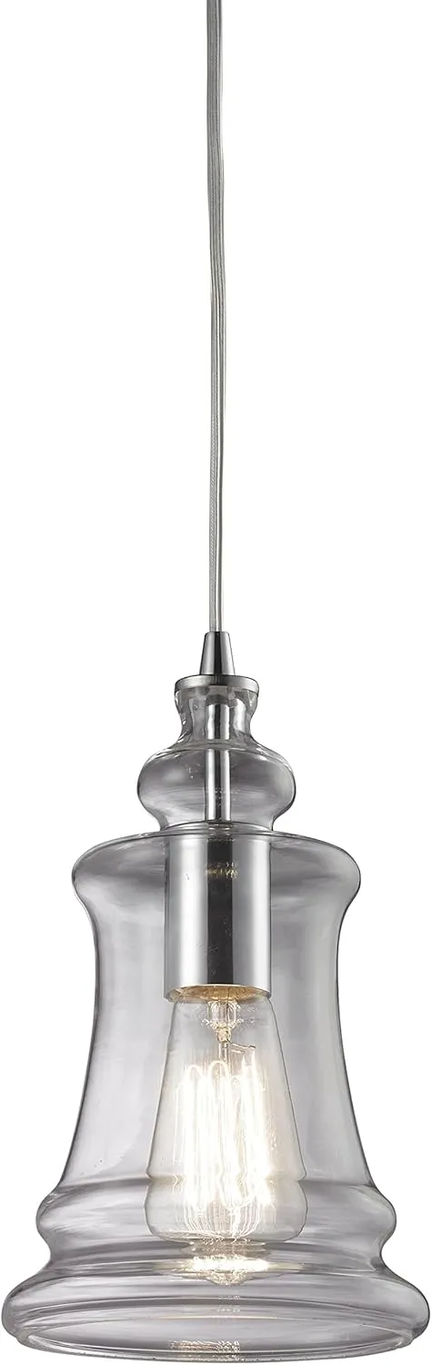 Elk Home 60052-1 Menlow Park 6'' Wide 1-Light Mini Pendant in Polished Chrome