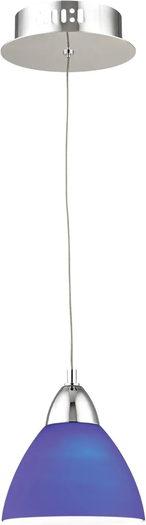 Elk Home LCA301-7-15 Piatto 6'' Wide 1-Light Mini Pendant in Chrome