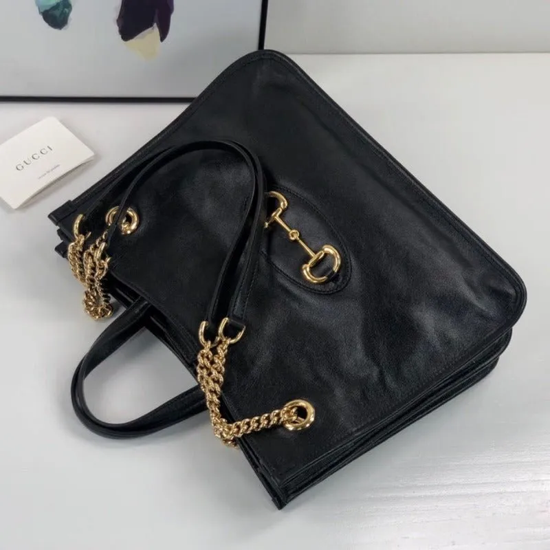 ESMEE - Horsebit Tote Bag Black