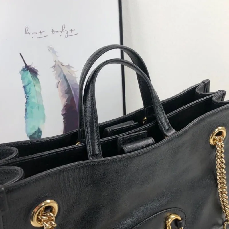 ESMEE - Horsebit Tote Bag Black