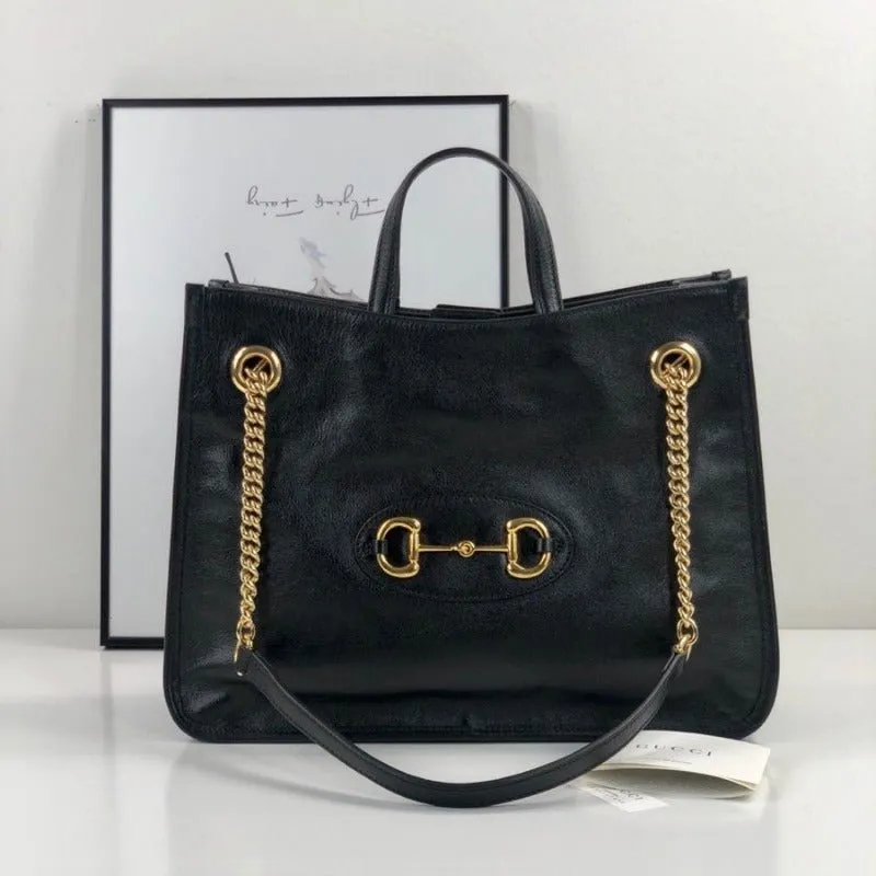 ESMEE - Horsebit Tote Bag Black