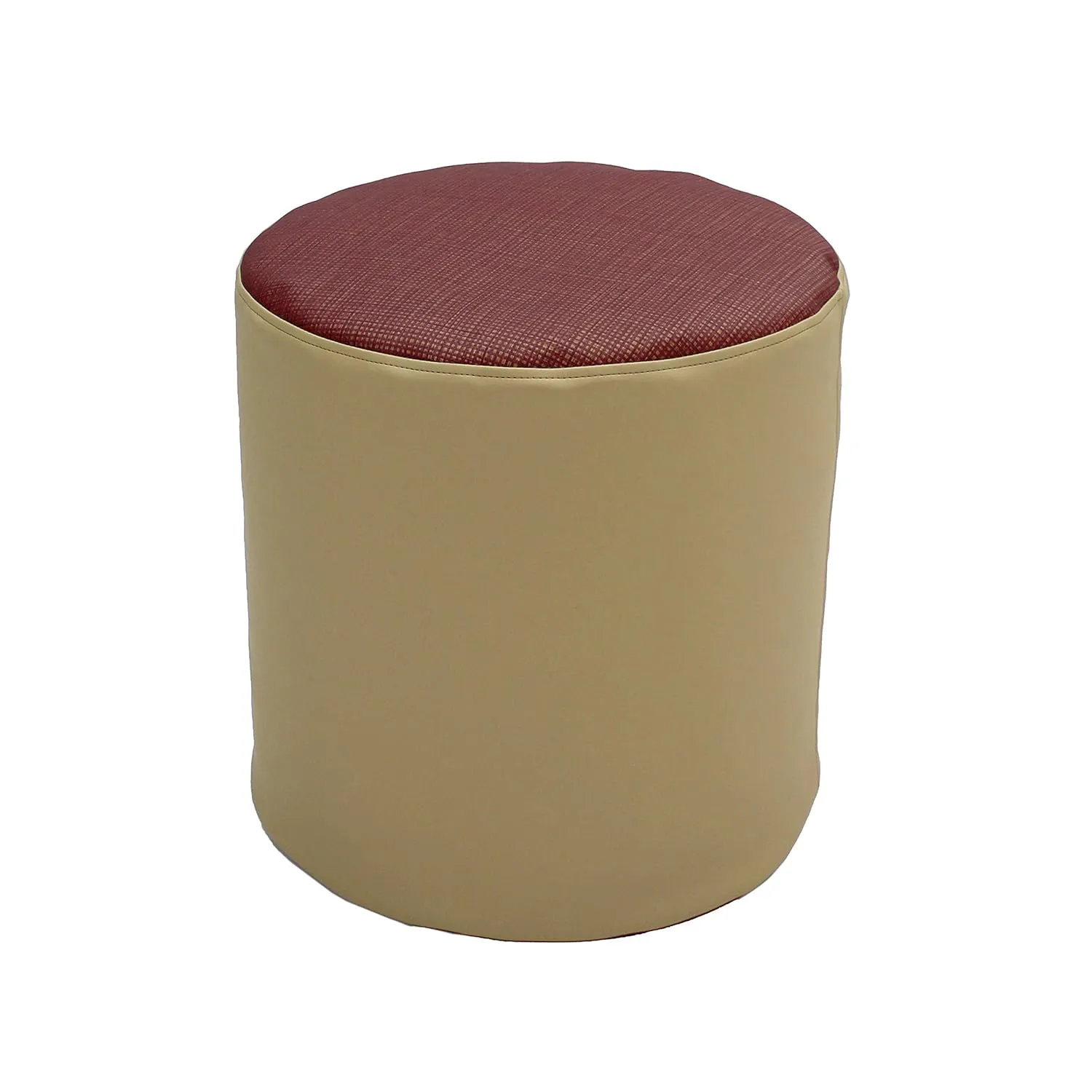 Factory Direct Partners 12802-247 Limited Edition Designer 18" Round Bean Bag Pouf - Raffia Oscar/Sand