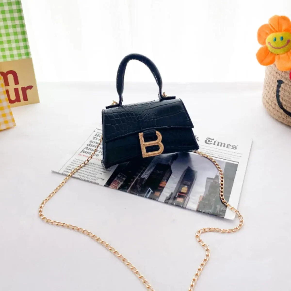 Fashion mini handbags with crocodile pattern