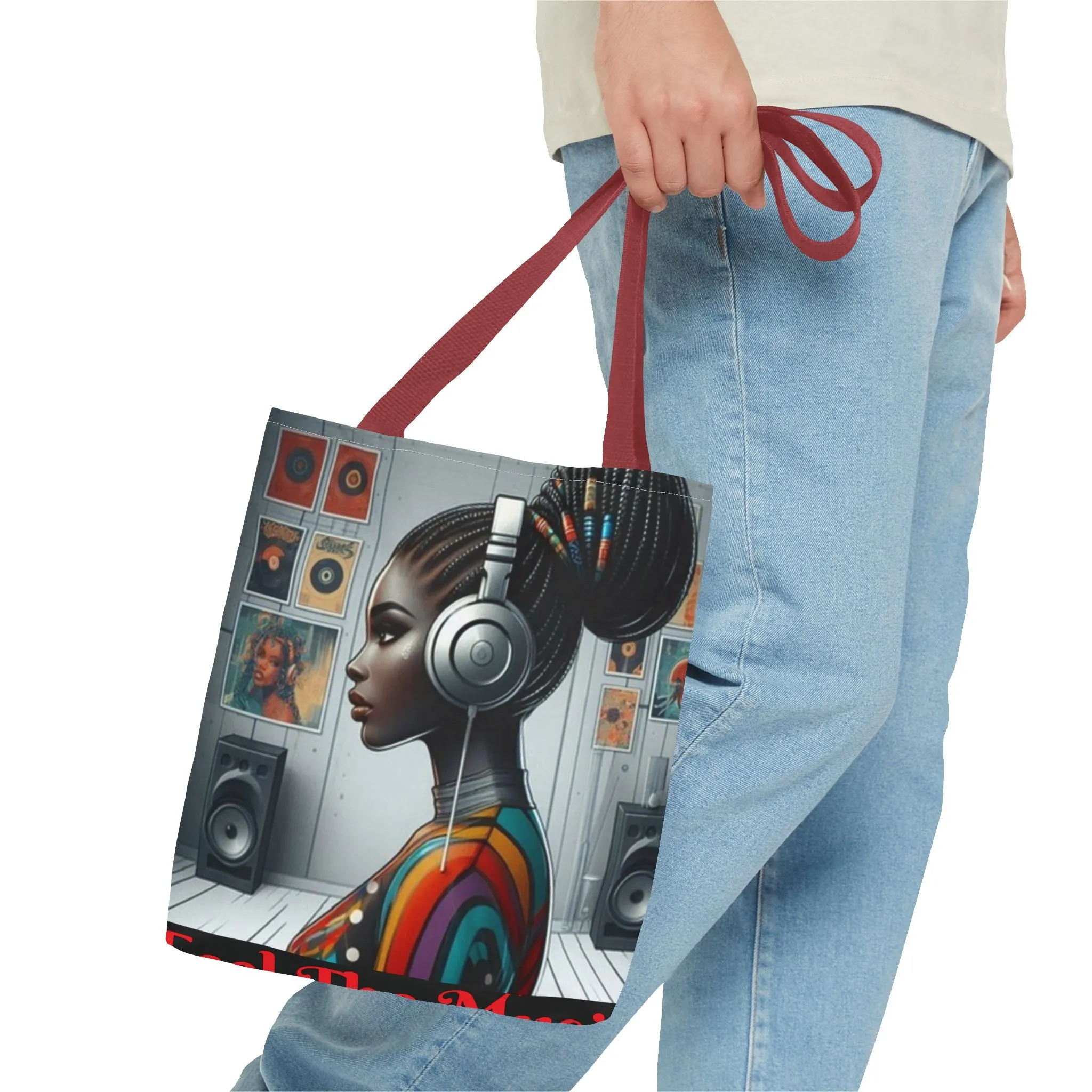 Feel The Music Tote Bag (AOP) #FM4