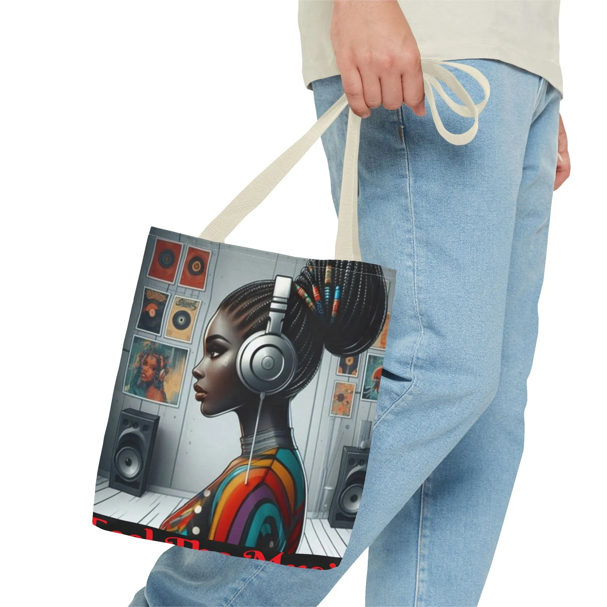 Feel The Music Tote Bag (AOP) #FM4