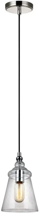 Feiss Lighting-Loras-Pendant 1 Light in Traditional Style-5.75 Inch Wide by 9.5 Inch High-Chrome Finish -Traditional