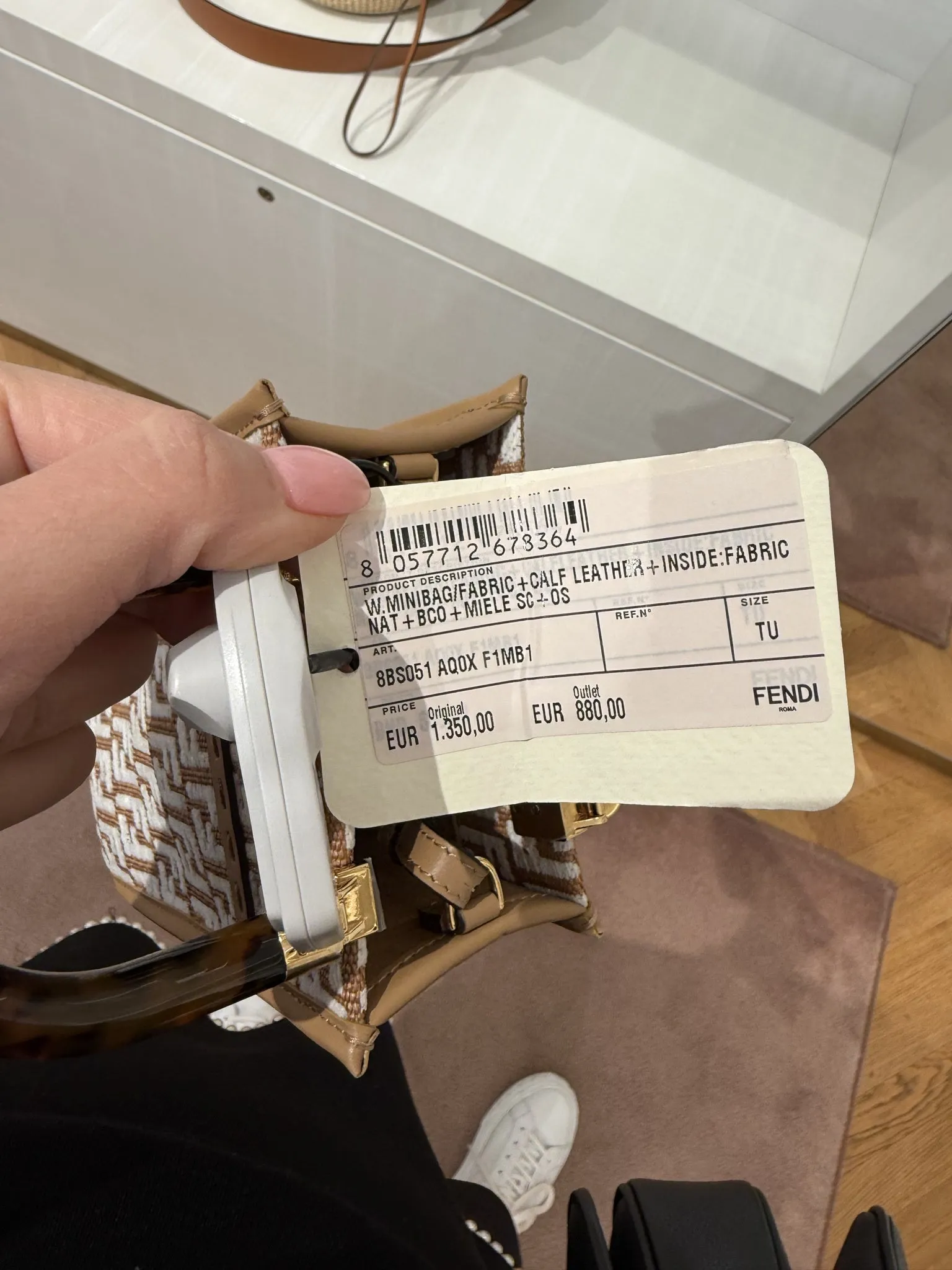 Fendi Mini Sunshine Tote Bag
