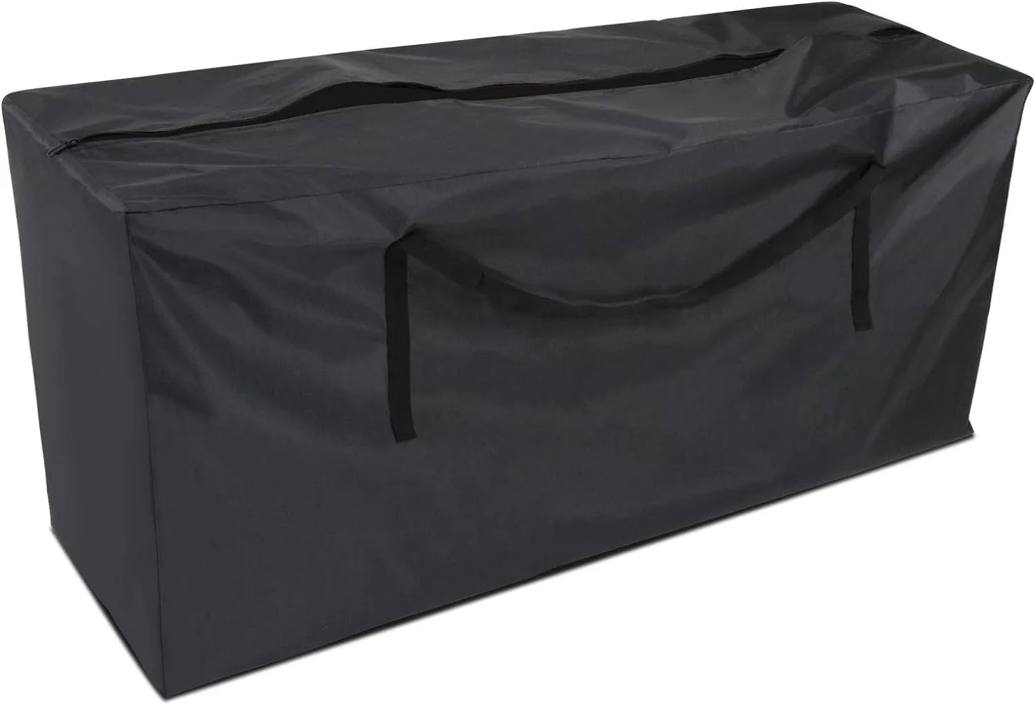 Fenghome Furniture Cushion Storage Bag, 420D Waterproof Storage Bag with Zipper and Handles for Outdoor/Indoor Patio Furniture Clothes and Pillows and Christmas Tree, 68 x 30 x 20 inches, Black