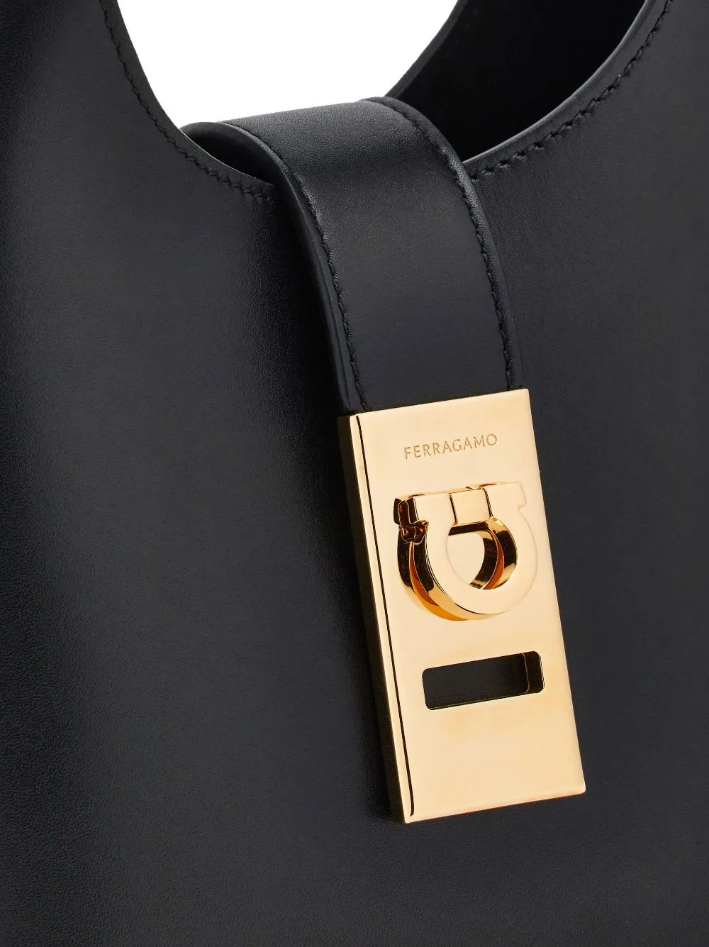 Ferragamo Hobo Mini Leather Handbag