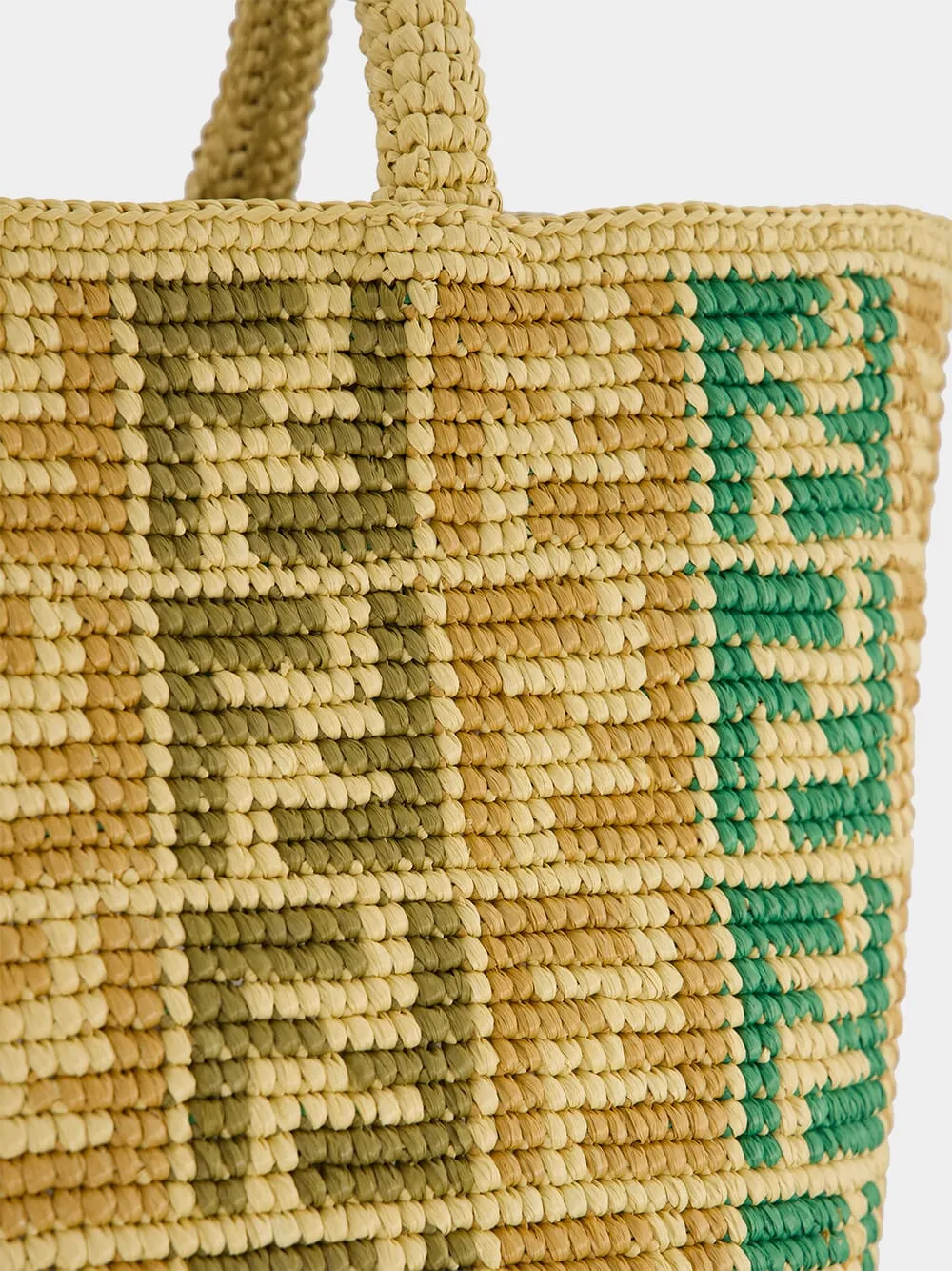 FF Braided Raffia Shopper