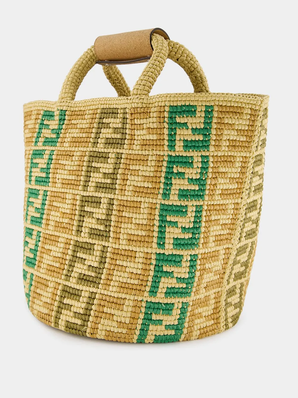 FF Braided Raffia Shopper