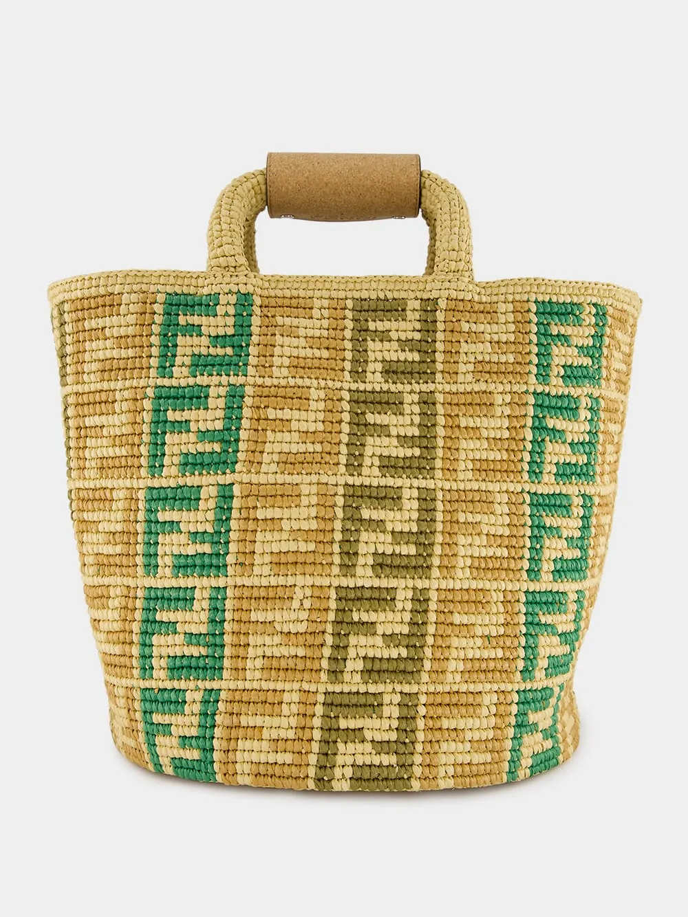 FF Braided Raffia Shopper