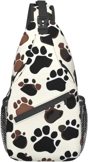 Fishing Lure Style Print Crossbody Sling Backpack For Women Men,Sling Bag Travel Hiking Chest Bag Daypack