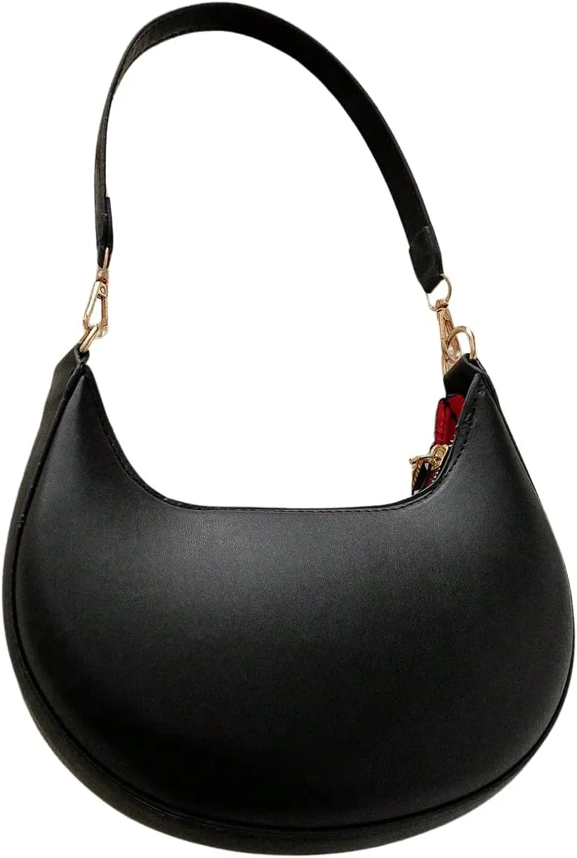 Floerns Women's Underarm Purse Cute Hobo Tote Handbag Shoulder Bags Mini Clutch Purse with Zipper Closure