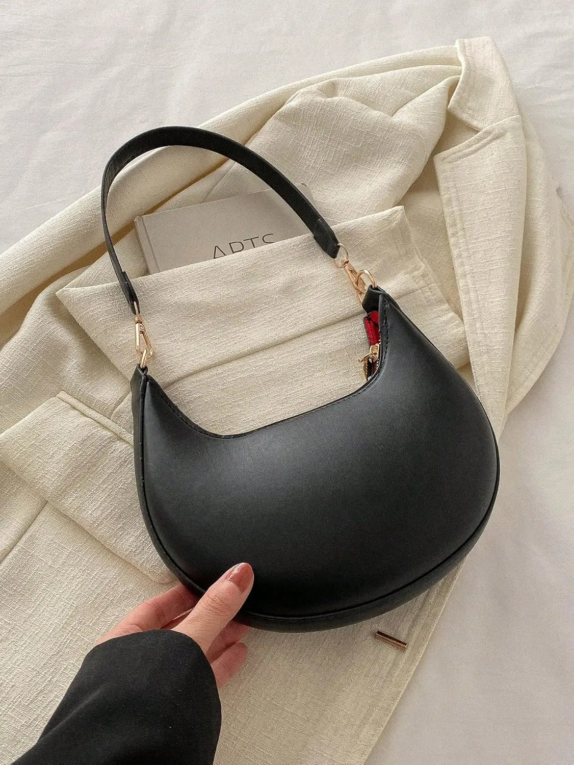 Floerns Women's Underarm Purse Cute Hobo Tote Handbag Shoulder Bags Mini Clutch Purse with Zipper Closure