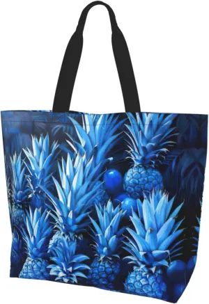 Flower Print Shoulder Bag For Women Shopping Bags Tote Bag Large Storage Handbag Grocery Bags For Travel Work
