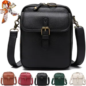 Forcipower Crossbody Leather Bag, Urvashi Crossbody Leather Bag, Mini Shoulder Bags, Purse Anti Theft Women Wallet