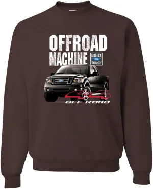 Ford Offroad Machine Classic Built Tough 4x4 Off Road Cars and Trucks Unisex Crewneck Graphic Sweatshirt