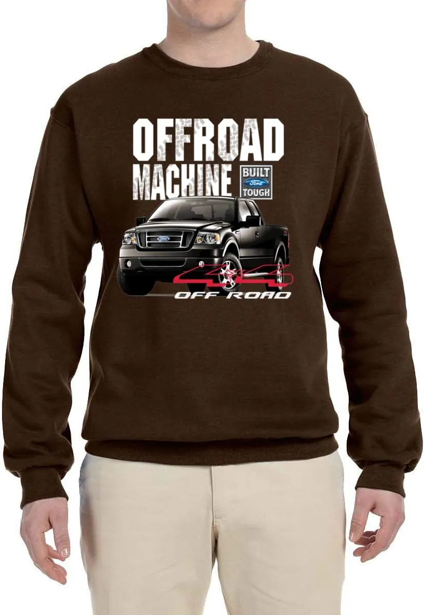 Ford Offroad Machine Classic Built Tough 4x4 Off Road Cars and Trucks Unisex Crewneck Graphic Sweatshirt