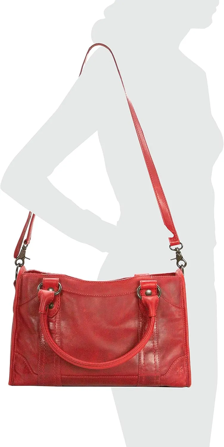 Frye Melissa Zip Satchel Leather Handbag