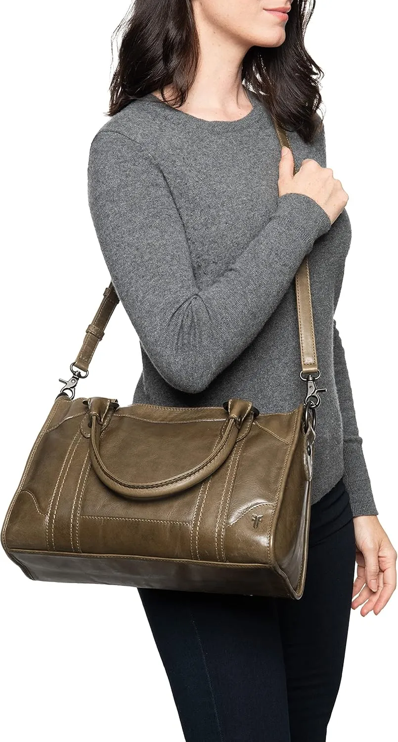 Frye Melissa Zip Satchel Leather Handbag
