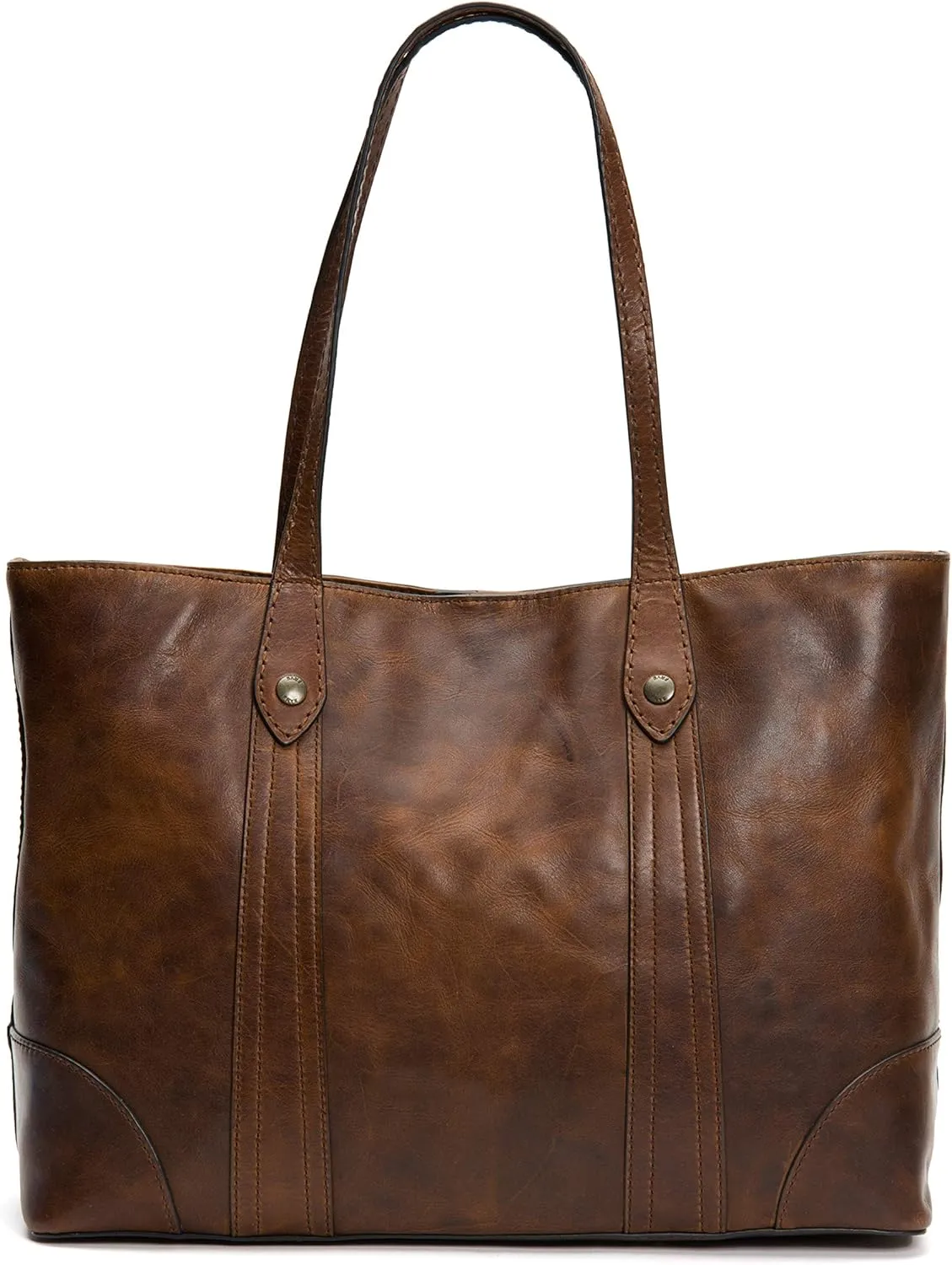 Frye Women's Melissa Shopper Tote Bag, Stylist Large Handbag with Adjustable Strap & Pockets
