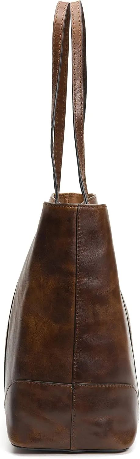 Frye Women's Melissa Shopper Tote Bag, Stylist Large Handbag with Adjustable Strap & Pockets