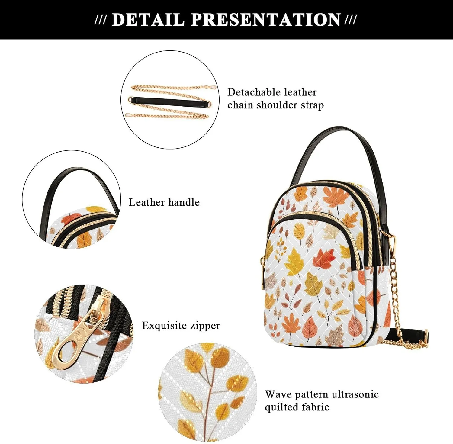 GAIGEO Pink Cupcakes Removable Strap Crossbody Bag, Women's Purses Crossbody, Handbags Crossbody for Women