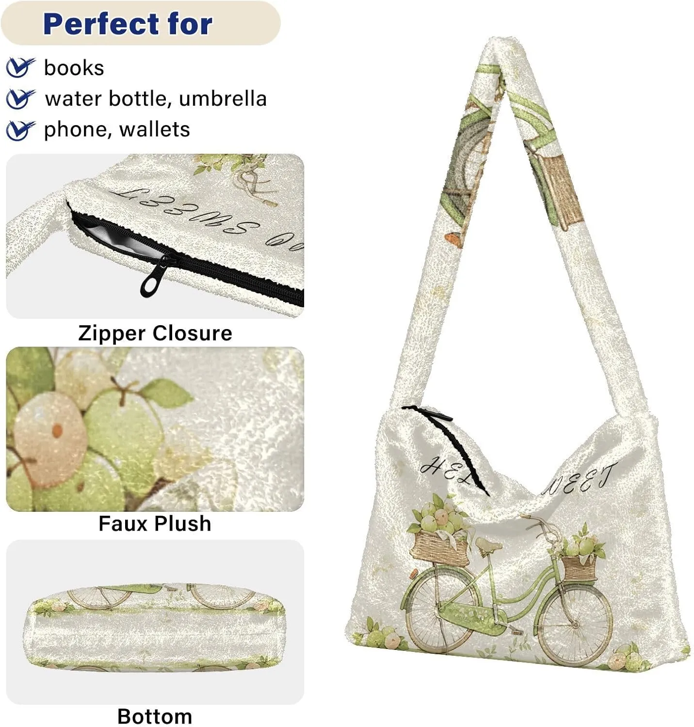 GAIGEO Summer Gold Pineapple Women Shoulder Bag, Zipper Shoulder Bag for Women, Womens Outdoor Bag