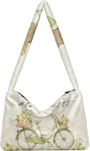 GAIGEO Summer Gold Pineapple Women Shoulder Bag, Zipper Shoulder Bag for Women, Womens Outdoor Bag