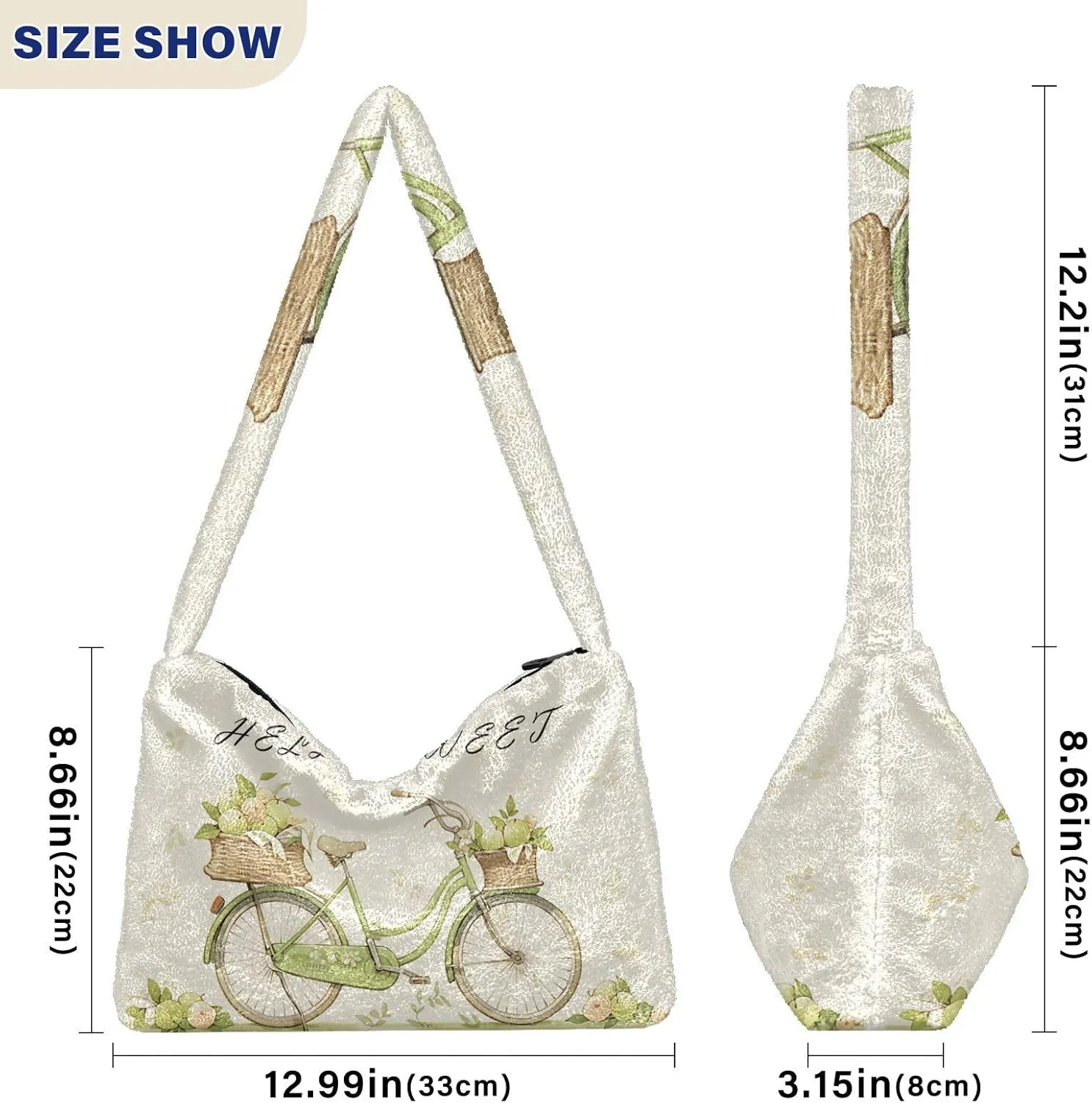 GAIGEO Summer Gold Pineapple Women Shoulder Bag, Zipper Shoulder Bag for Women, Womens Outdoor Bag