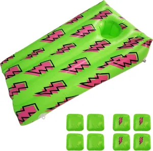 GAME Family Fun Corn Hole Inflatable, 8 Tossing Bags, Pool Game for Kids and Adults, Perfect for Summer Parties and Beach Games
