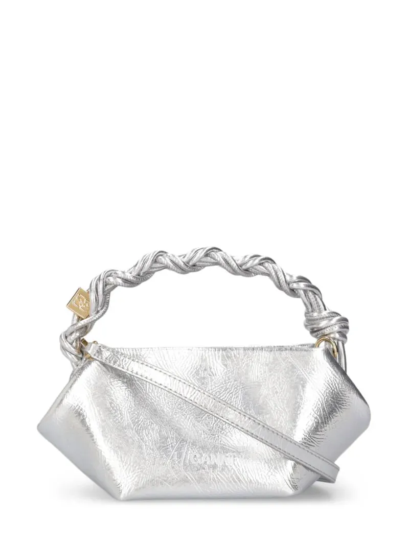 GANNI Silver Mini Bou Bag
