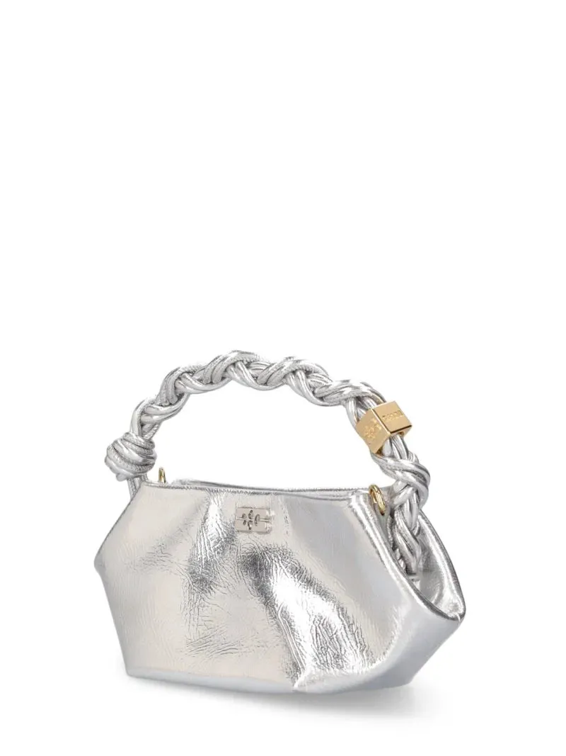 GANNI Silver Mini Bou Bag