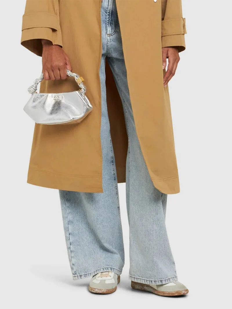 GANNI Silver Mini Bou Bag