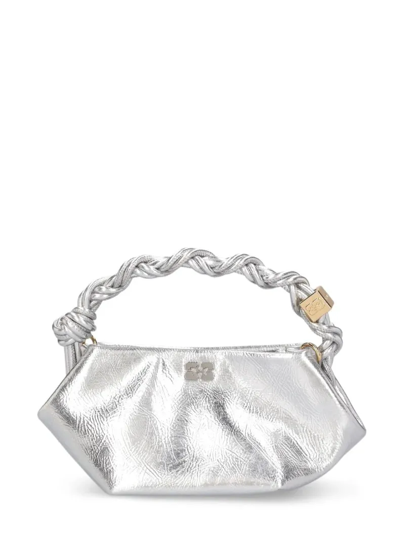 GANNI Silver Mini Bou Bag